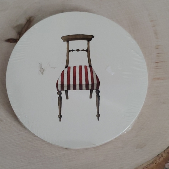 Kitchen Papers Reversible Dining Chairs Coasters - Picture 1 of 3